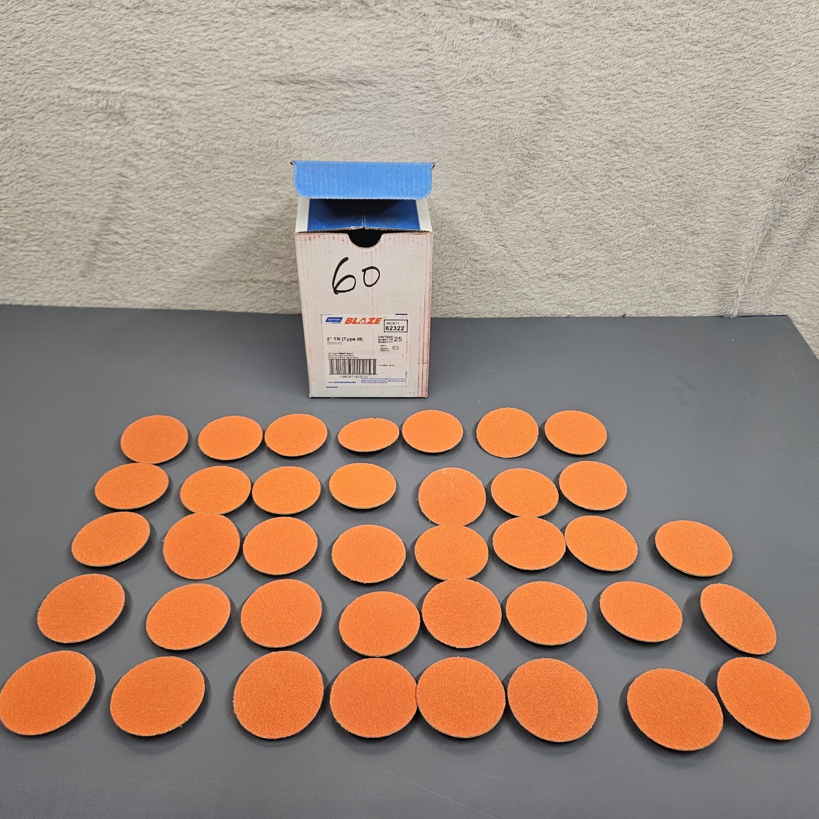 Norton Sanding Discs Flapwheels Blaze BlueFire 2″TR Type III SpeedLokTR Metalite