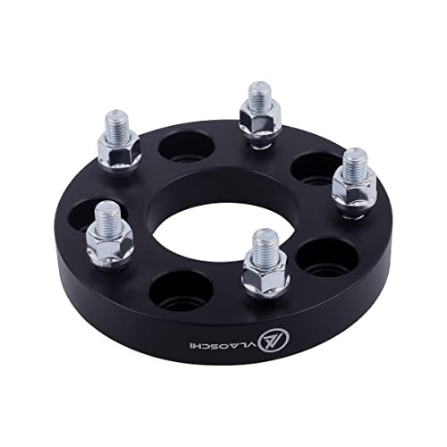Black Forged 5×5.5 to 5×4.5 Wheel Adapters 1 Inch 1/2″ Studs 87.1mm Center
