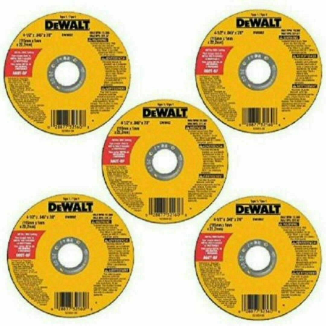 4-1/2-Inch Right Angle Grinder Kit Blades Metal and Stainless Cutting Wheel disk