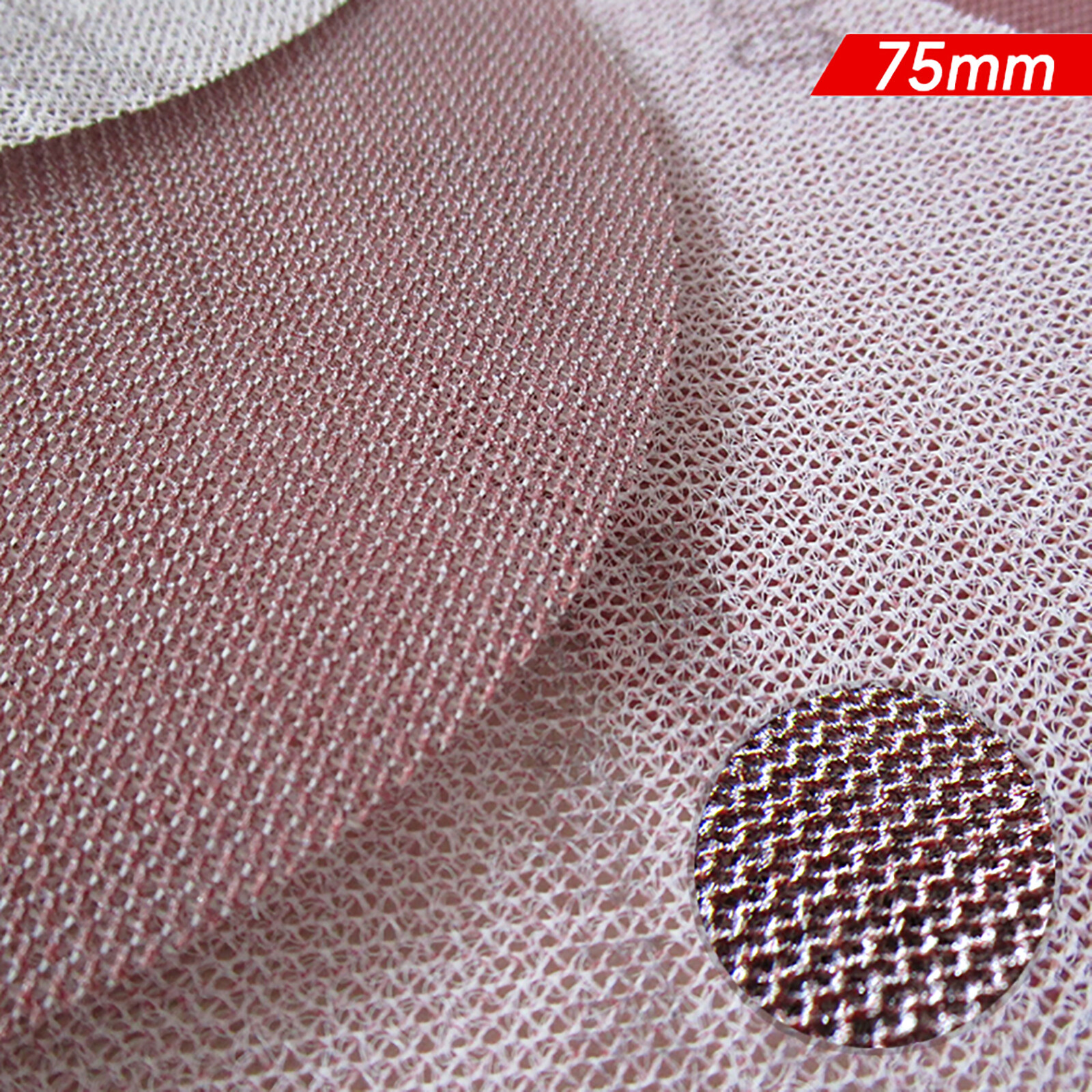 75mm 3” Dust-Free Sanding Discs Hook and Loop Mesh Sand Paper Pads P80 – P1000