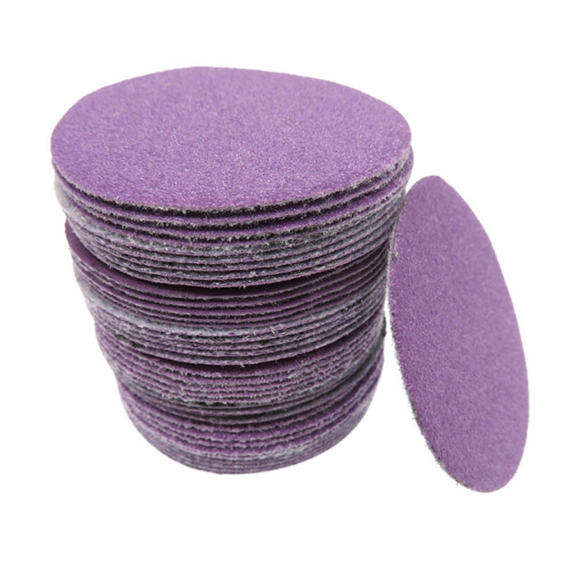 2 Inch 50mm Wet and Dry Sanding Discs Sandpaper Hook and Loop Pads 60-10000 Grit