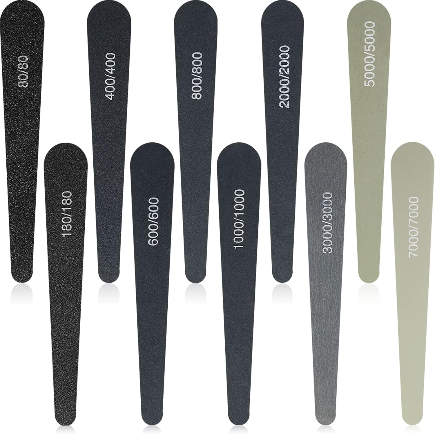Sanding Sticks for Plastic Models 10 Pcs Polishing Buffing Sandpaper Stick