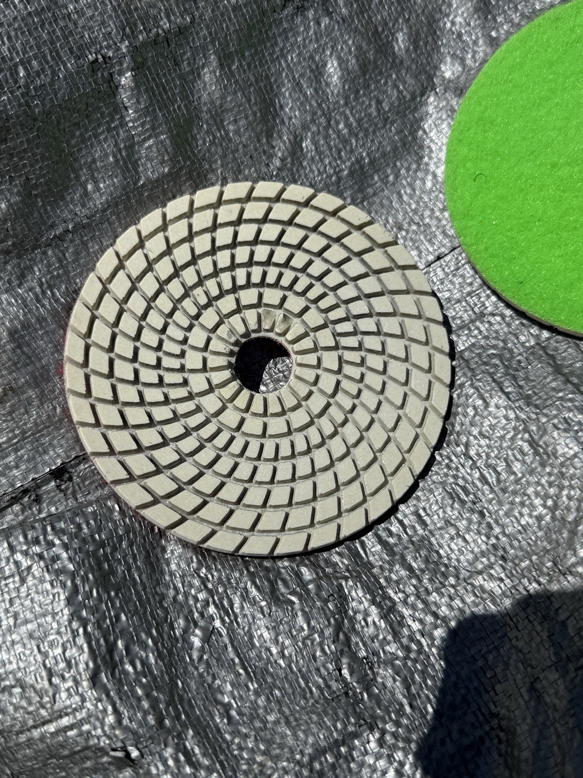 Hardin Wet Polisher/sander with 7pc 4in Diamond Polishing Pads 50-3000 Grit