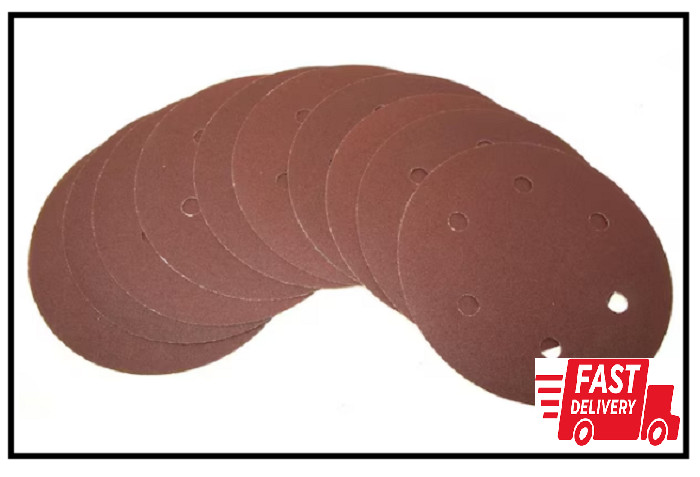 WEN DW240SP Drywall Sander 240-Grit Hook and Loop 9-Inch Sandpaper, 10-Pack