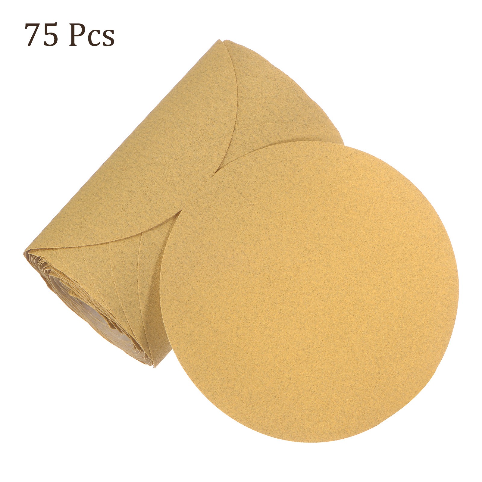 75pcs PSA Sanding Discs 5″x180 Grit C-Weight Self Adhesive Sticky-Back Sandpaper