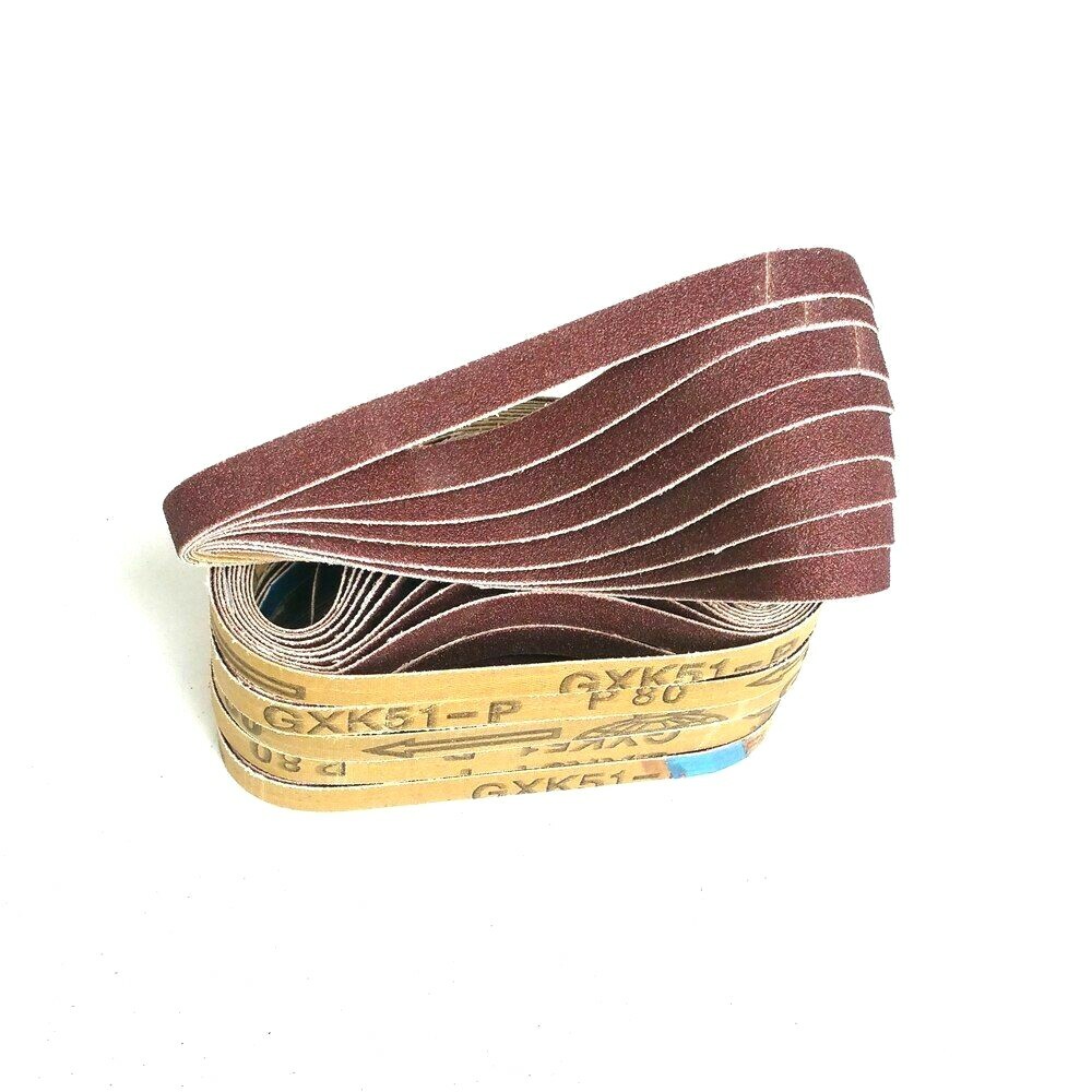 50 Pcs 330*10mm Abrasive Sanding Belts Bands P80 P60 P120 P180 P240 on Air Belt