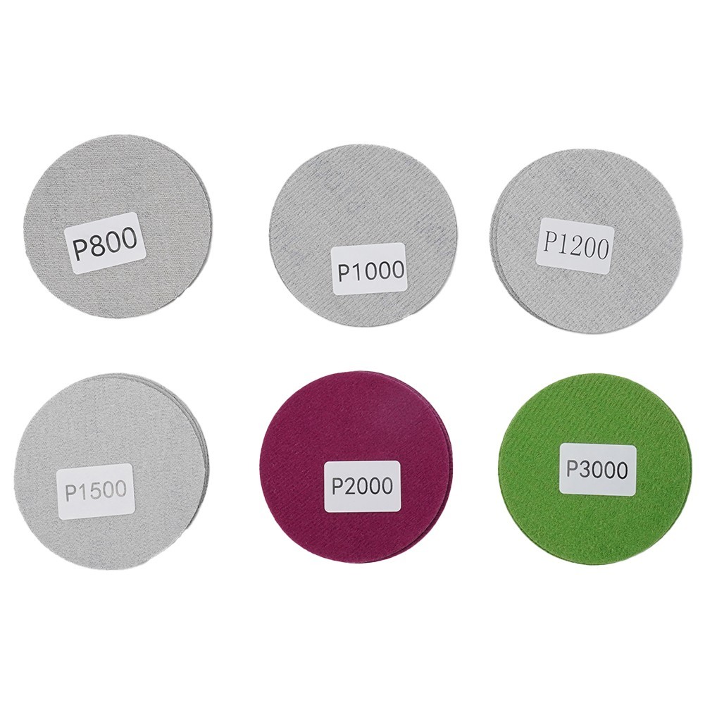 3in/75mm Sanding Discs 800 1000 1200 1500 2000 3000 Grit Waterproof Polishing