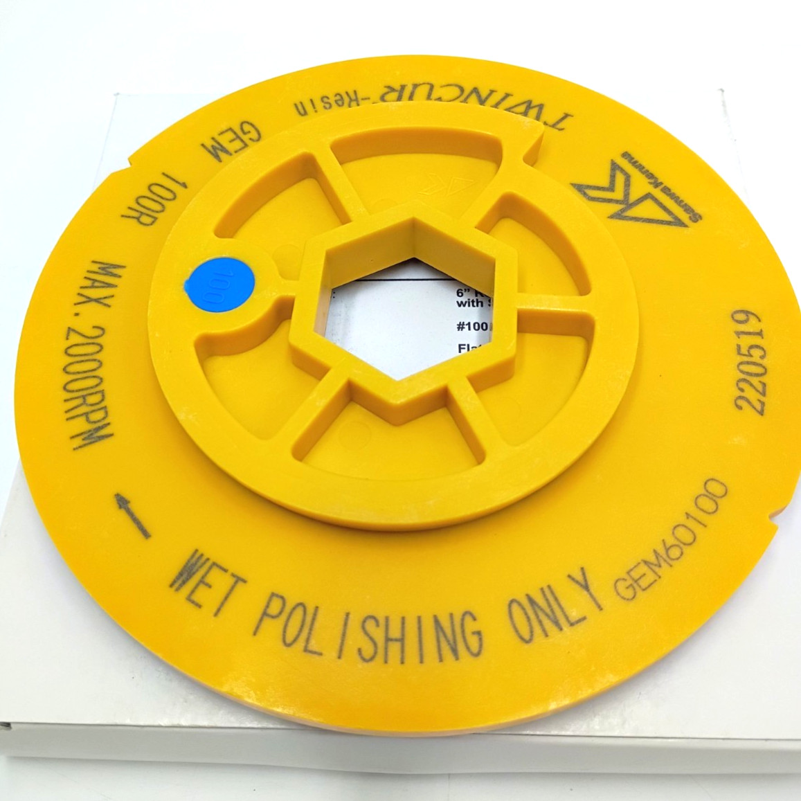Alpha Professional Tools Twincur Gem Part No. GEM60100 Polishing Disc 6′