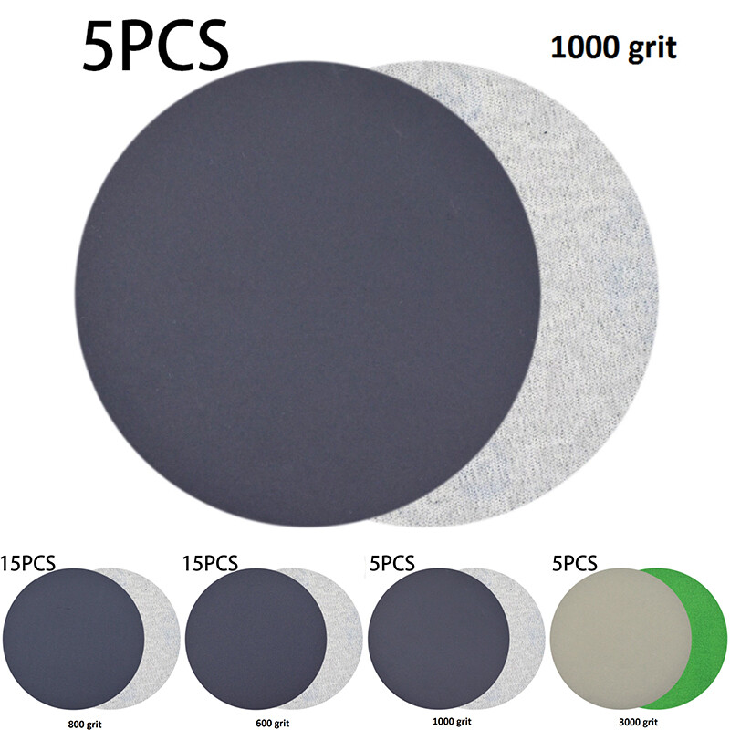 3 Inches Waterproof Silicon Carbide Sand Paper Abrasive Disc Wear-Resistance Set