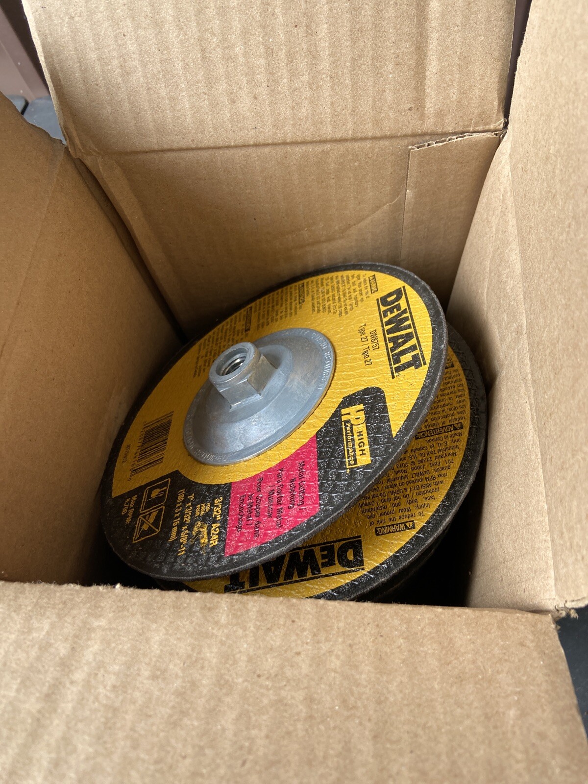 10 DeWalt DW8757 High Performance 7”x3/32”x5/8-11 Stainless HP Grinding Cutting