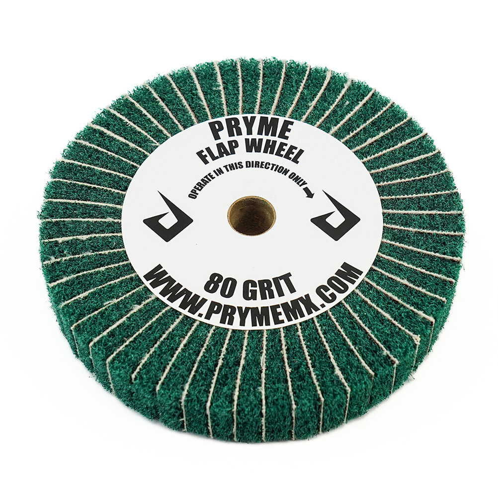 6″ Flap Wheel 80 180 320 Grit | Abrasive Sanding Polish Buffing Bench Grinder