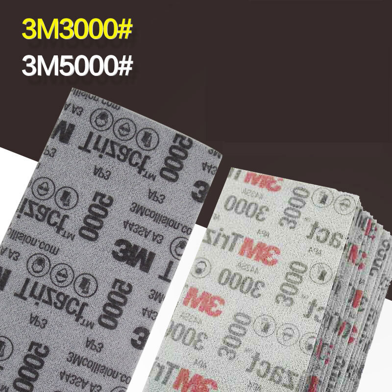 3M 30289 trizact abrasive foam sheet 70mmX140MM P3000 /5000 Grit 15PCS/box