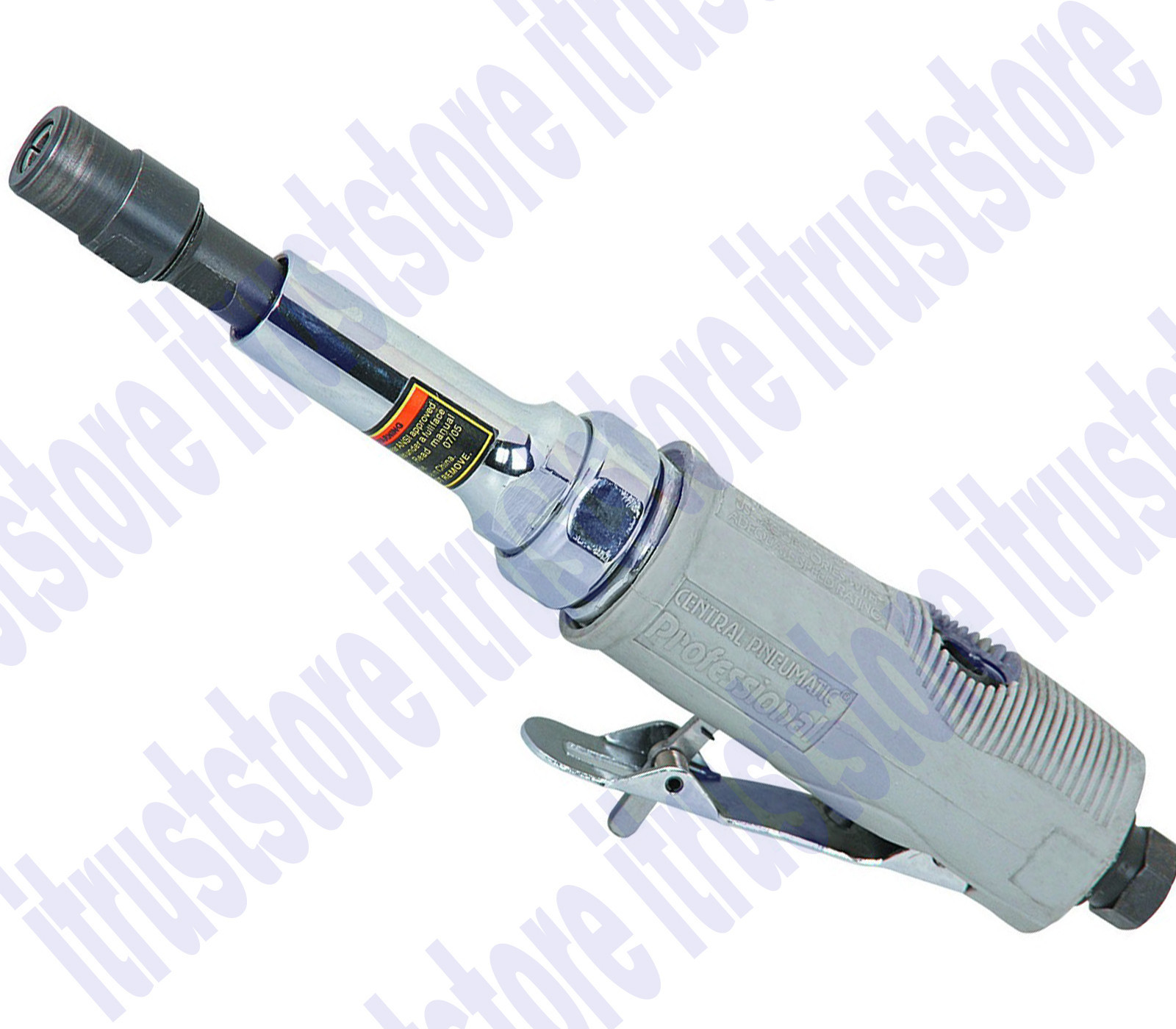 STRAIGHT LONG EXTENSION AIR DIE GRINDER 1/4 in, 1/8 in. COLLET Paddle Trigger