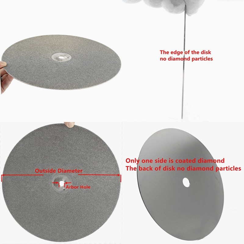 12″ inch Grit 46-2000 Diamond Grinding Discs Abrasive Flat Lap Disk Stone Tools