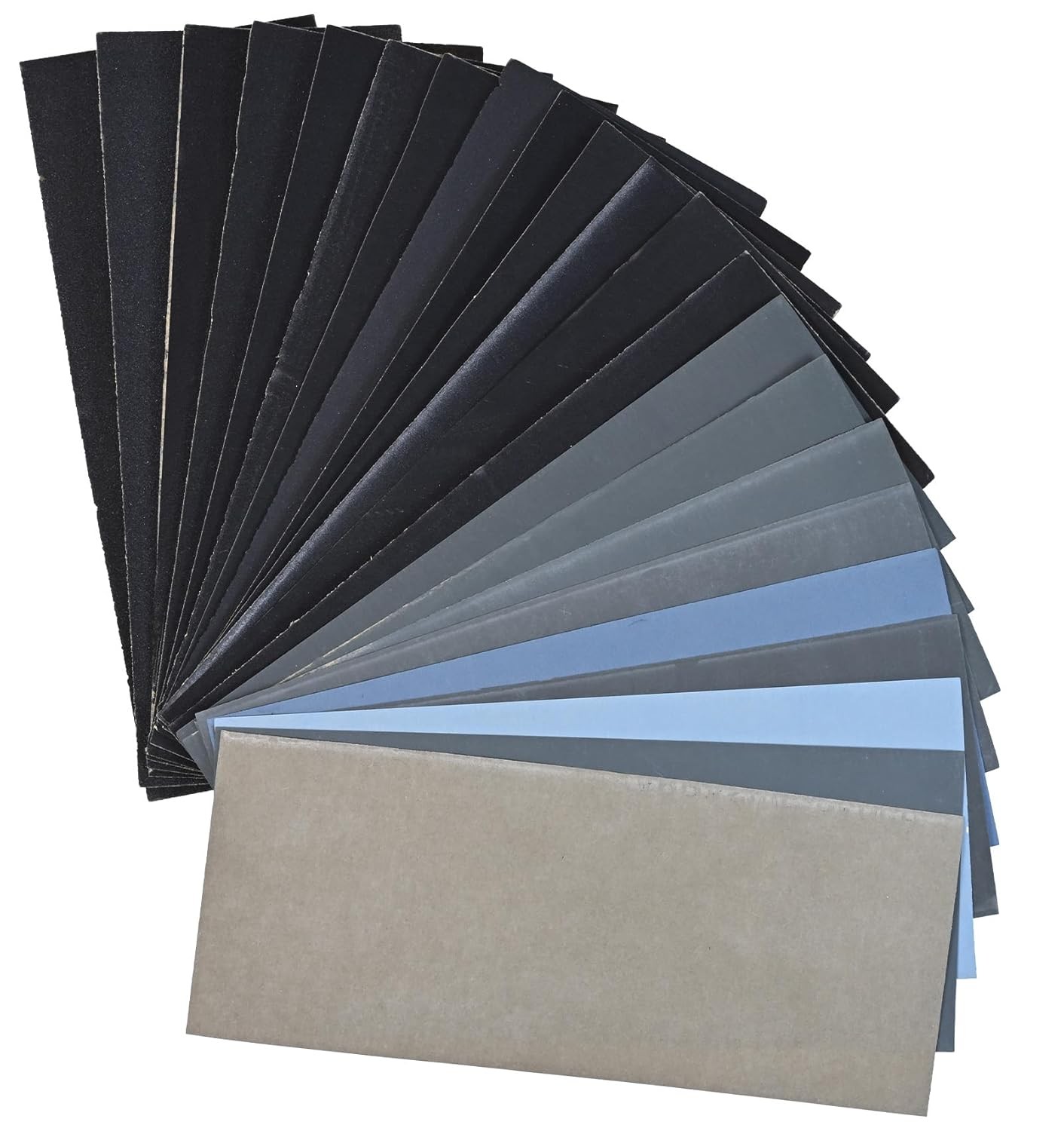 Wet Sand Paper High Grit for Metal 22 PCS Sanding Grit 3 Finger Coarse to