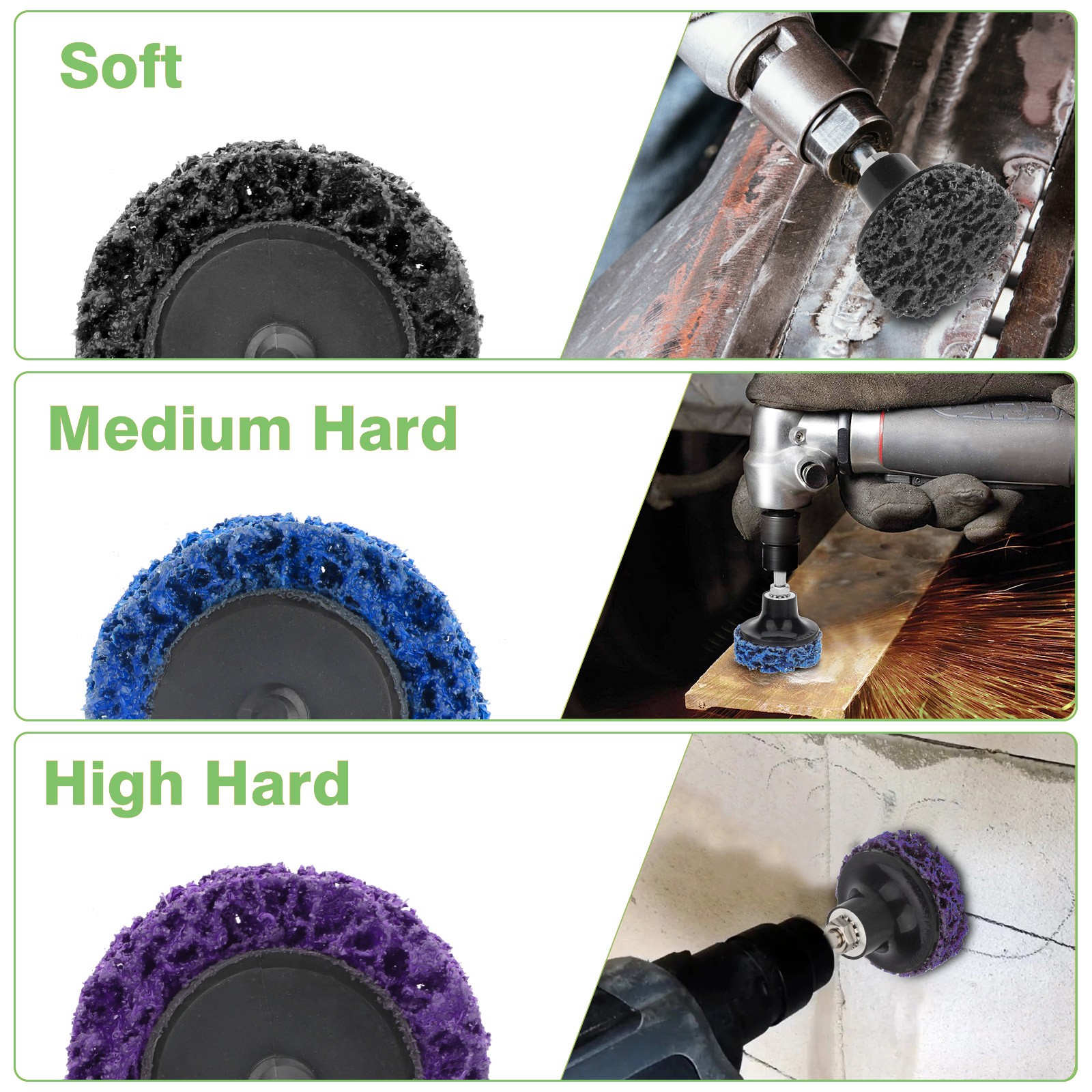 174PCS 2″ Die Grinder Sanding Discs Kit 40-3000Grit Quick Change Polishing Pads