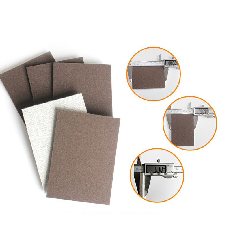 75mm x 100mm Wet and Dry Foam Sponge Sanding Block Pads Sandpaper 300-2000 Grit