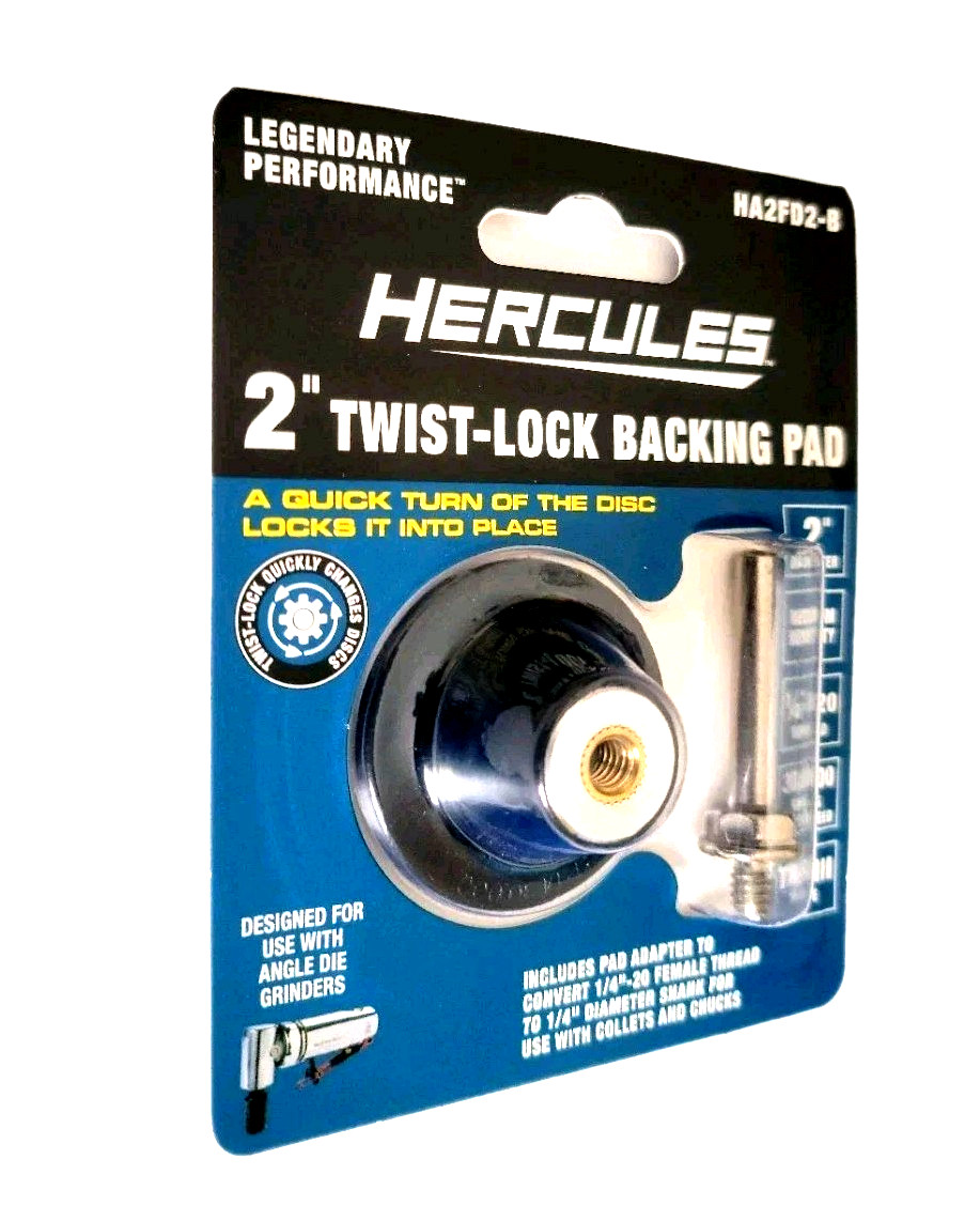 Hercules 2″Twist-Lock Backing pad