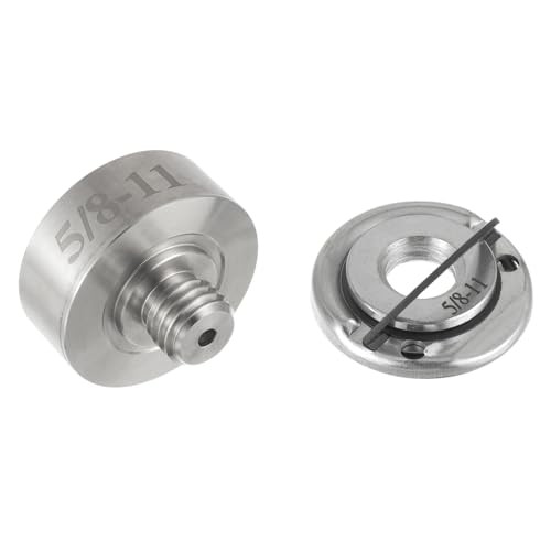 5/8”-11 Thread Adapter with 1Pcs 5/8”-11 Flange 5/8″-11 Adapter & 1PCS Nuts