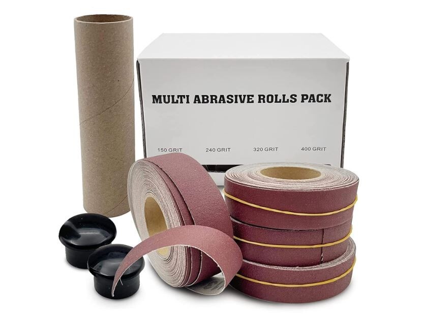 Emery Cloth Sandpaper Roll Aluminum Oxide Coarse To Fine Grit Grinding Polishing