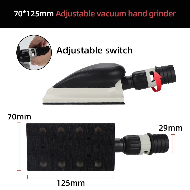 HIFESON 125/198/400Mm Hand Sanding Block Dry Grinding Board Hand Abrasive Block