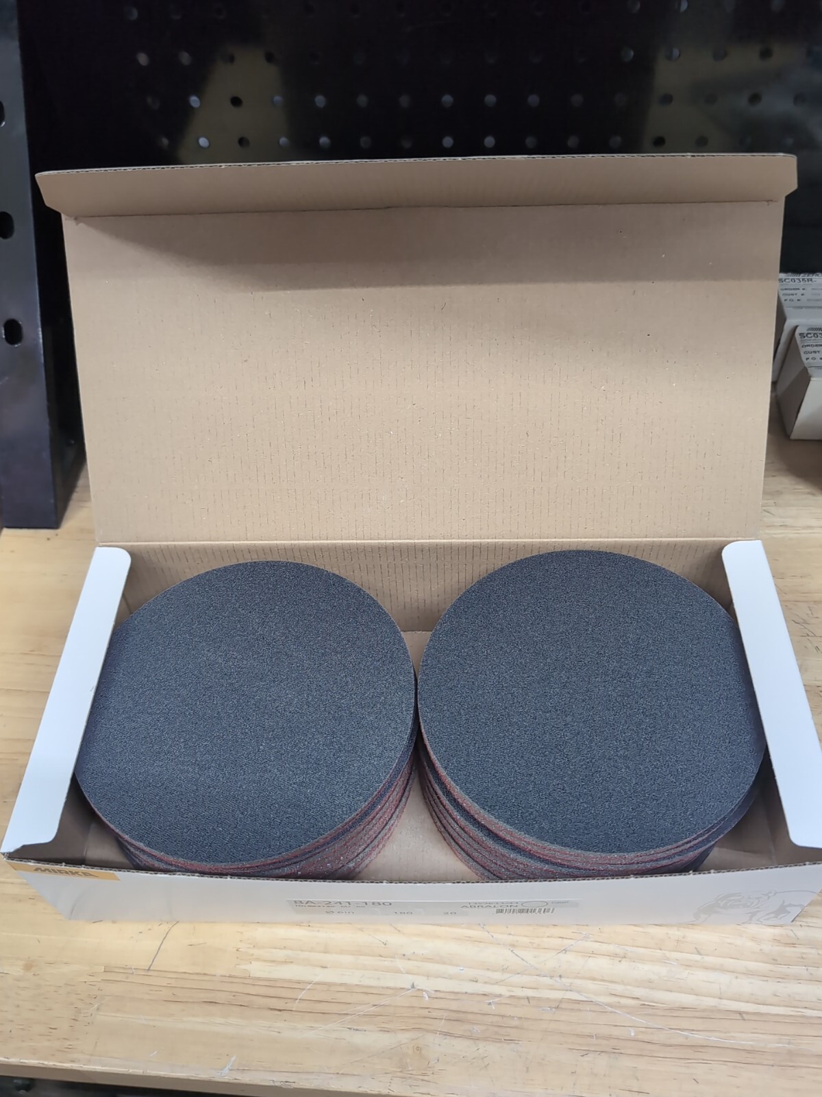 20pc Mirka 8A-241-180 Abralon Grip 6 Inch 180 Grit 20Pc 1353633/44