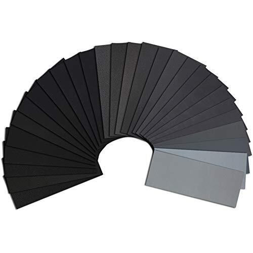 45 Pcs Wet & Dry Sandpaper for Wood Furniture Finishing Metal Sanding Automotive