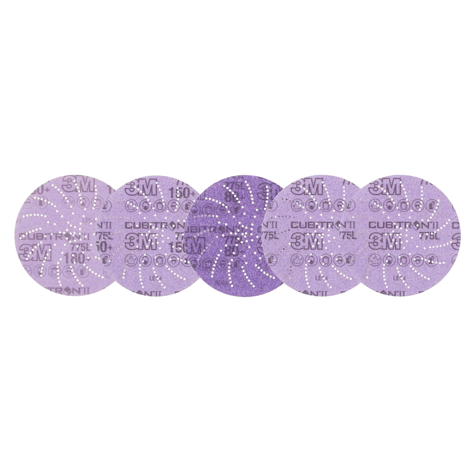 3M Xtract Cubitron II Film Disc 775L, 87338, 80+ – 220+, 5 in,15/Pack