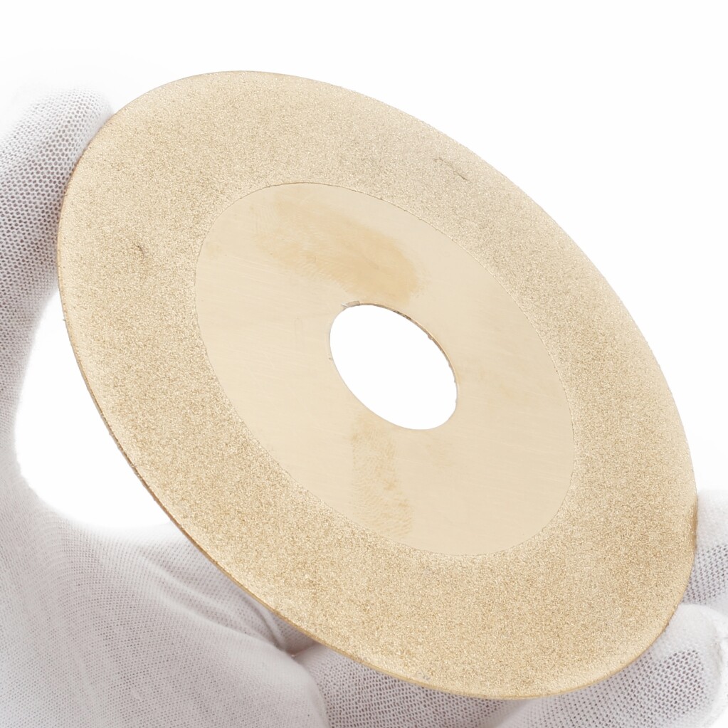 2Pcs 4″ inch Titanium Diamond Flat Cutting Disc Grit 150 Grinding Wheel