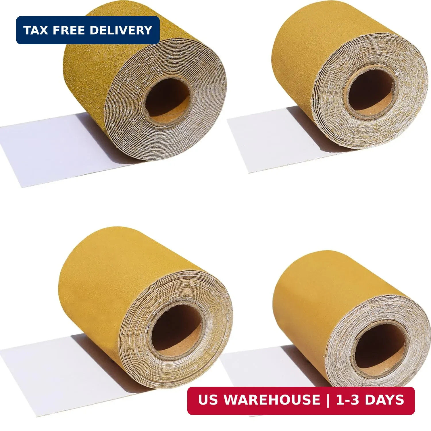 Total 20 Yards Long Continuous Roll Kit – 80 120 220 320 Grit PSA Longboard Sand