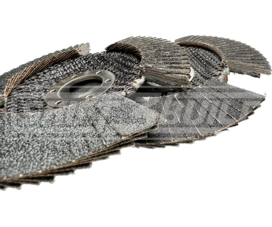 Slotted See Thru Abrasive Flap Disc 4.5″,  Alumina Zarconia 120 grit