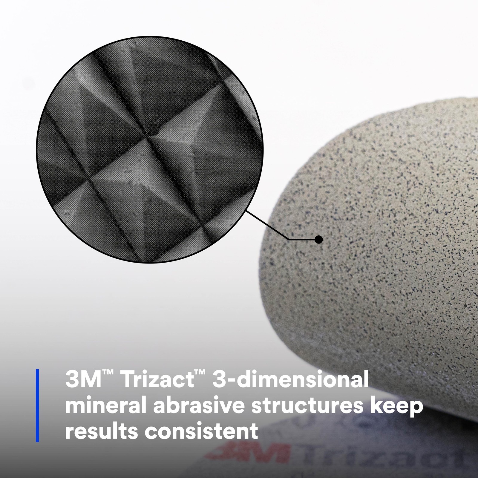 3M Trizact Hookit Foam Disc, 02085, 6 in, P3000, 15 discs per carton,Blue751