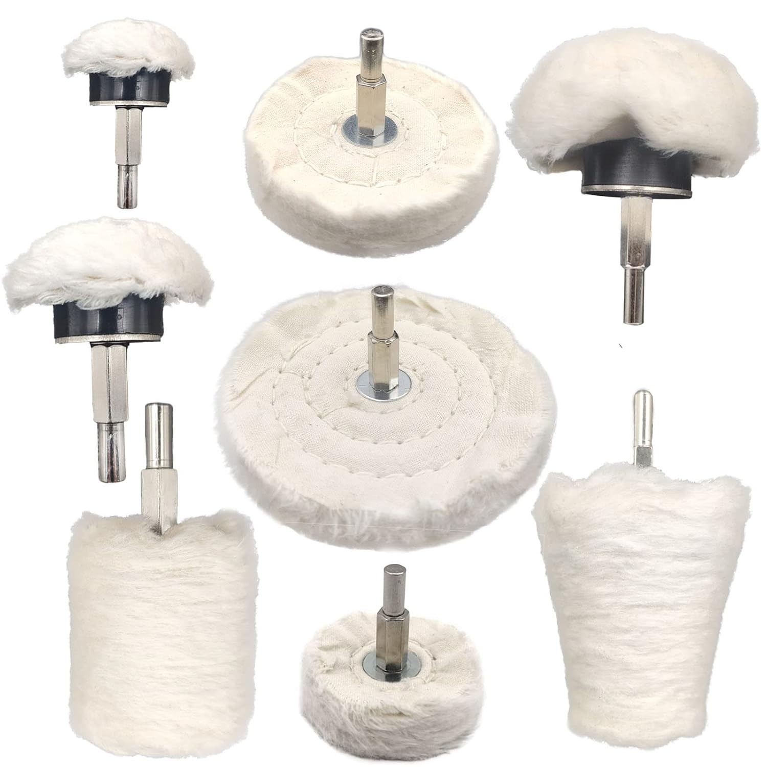 Superior Finish 600 Grit Buffing Wheel Set – Perfect for Electric Polishers