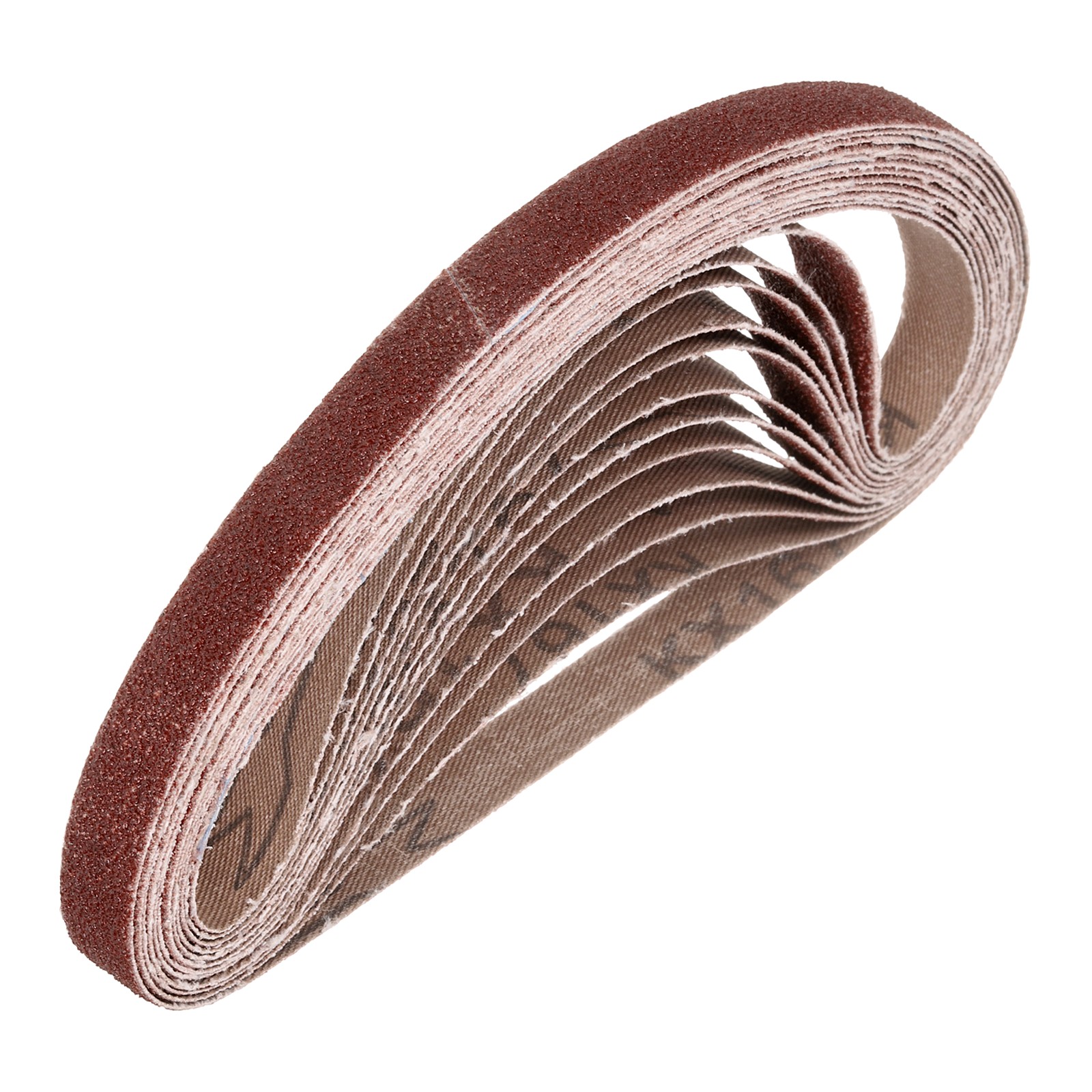 3/4 x 20 1/2 Inch Sanding Belts, 10 Pcs 80 Grit Aluminum Oxide Belt