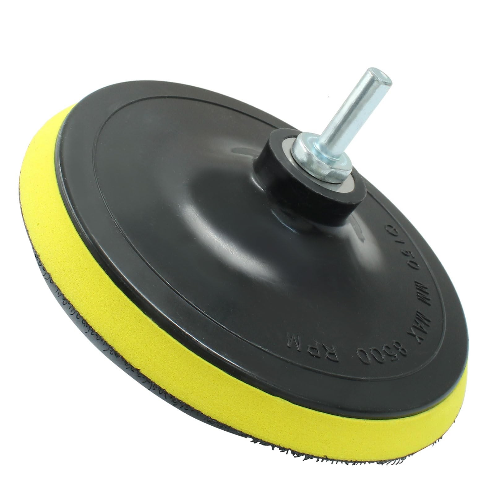6-Inch Hook and Loop Backing Pads with M14 Drill Adapter for Sanders