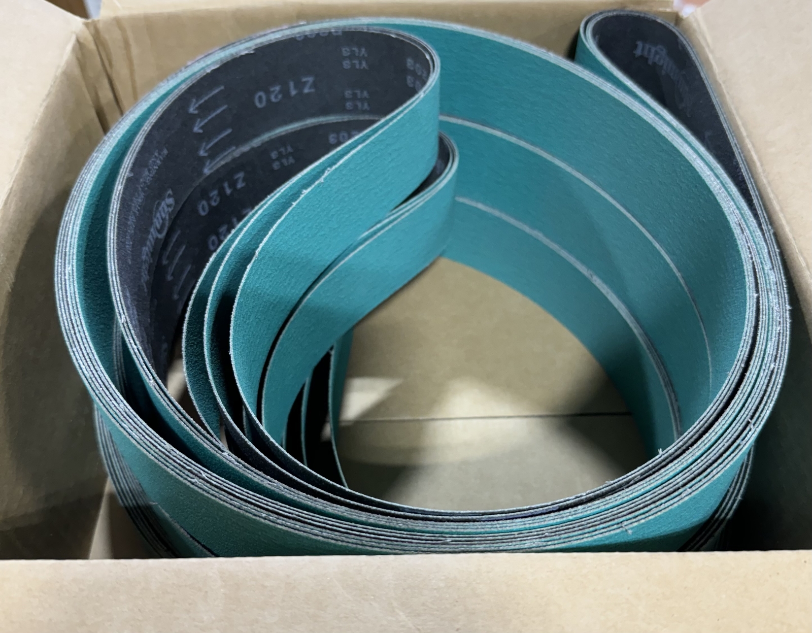CGW 2″ x 132″ Abrasive Sanding Belts 120 Grit Zirconia 10 Pack