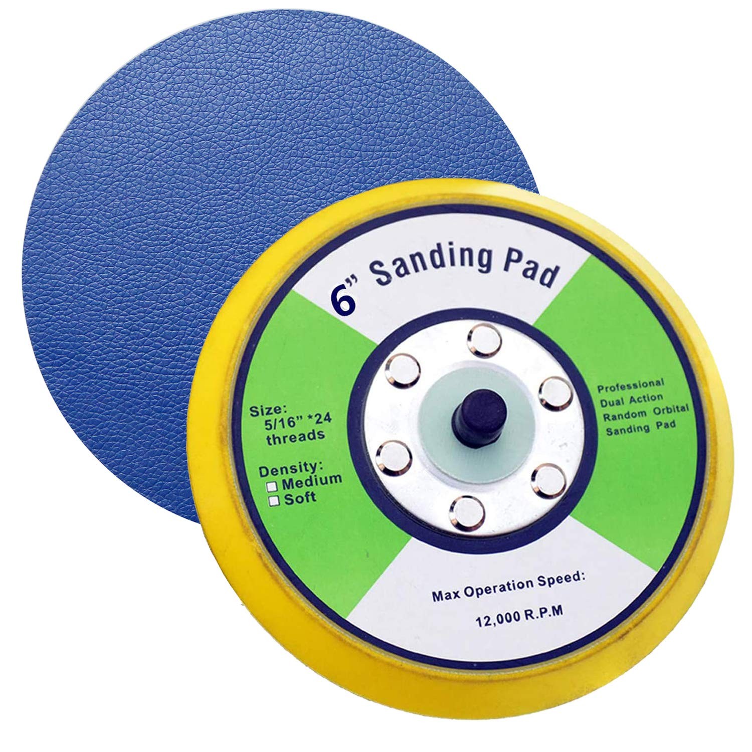 PSA Sanding Pads for Dual Action Air Sander (6inch)