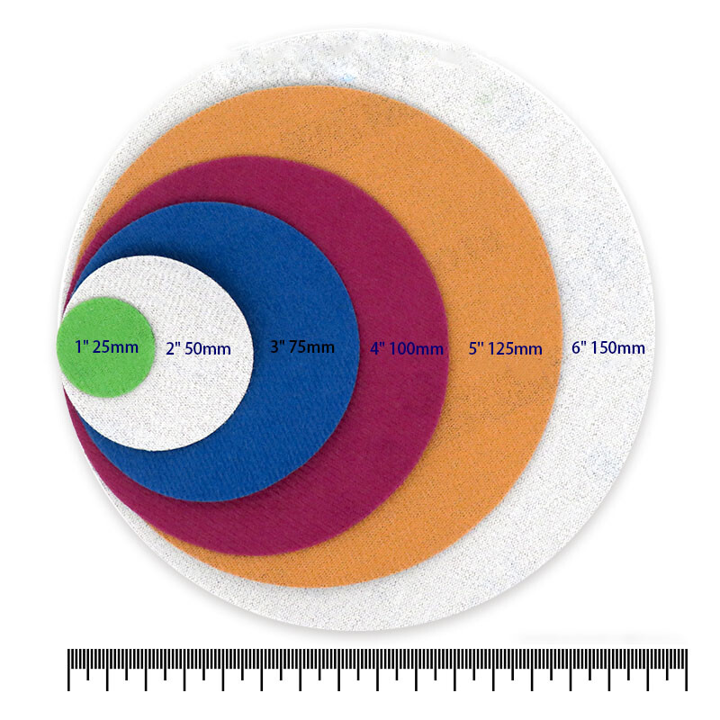 6-Inch Flocking Disc Sandpaper Hook & Loop 60~10000 Grit Wet &Dry Diameter 150mm