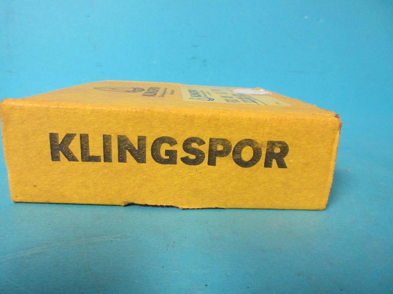 Klingspor Abrasives 5″x5″ XX Small no holes PS20 100F discs 100F-12700 Qty 50