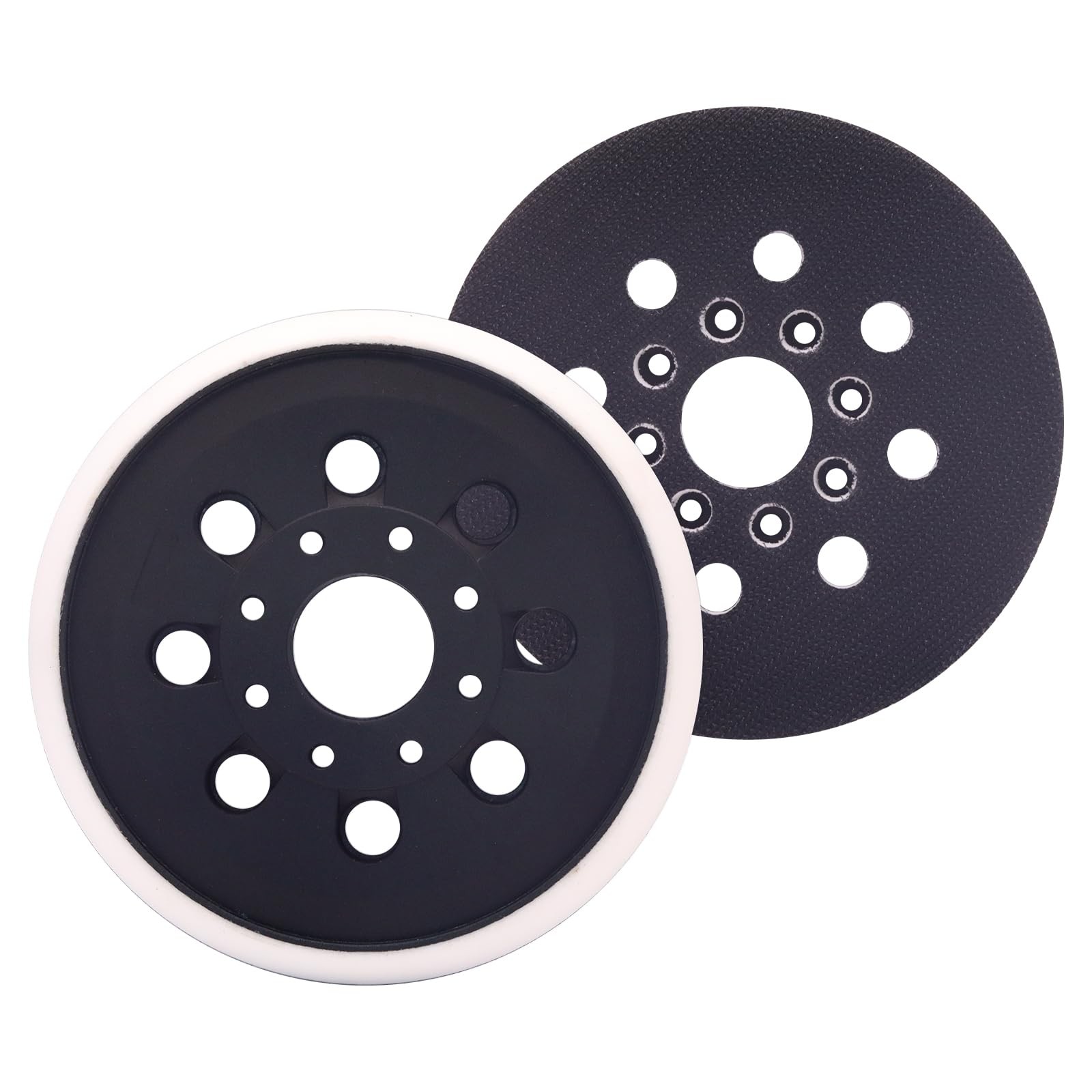 5 Inch Sander Pad Hook and Loop for Bosch, 5″ 8 Hole Sander Replacement Pad f…