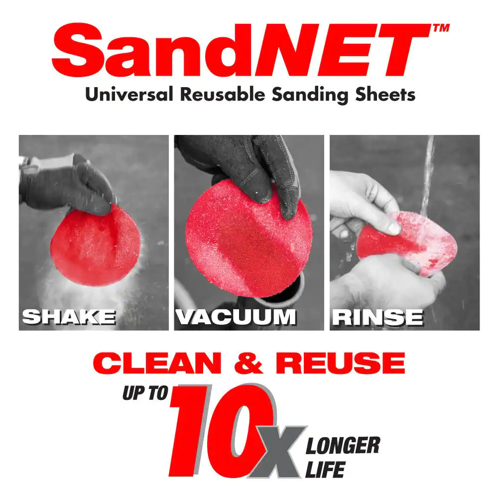Triangle Detail Sanding Sheet 60-Grit 2-7/8in x 2-7/8in 10-PACK StickFast Backin