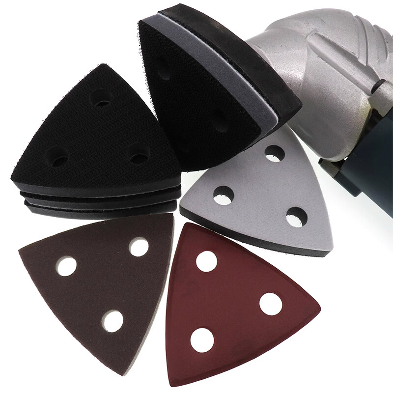 Triangle Soft Hook and Loop Sanding Disc Cushion Interface Pad Backing Pads New