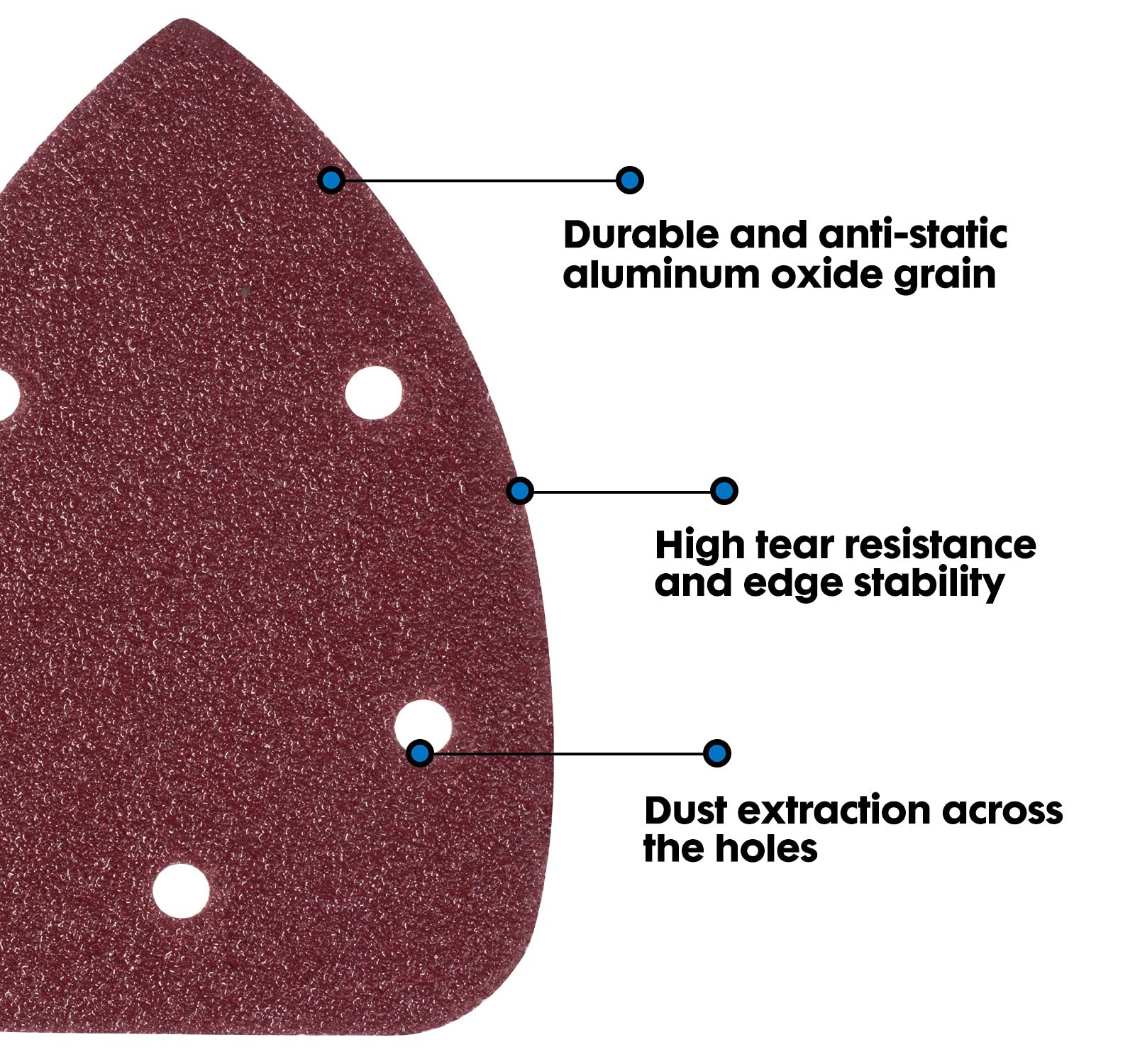 84 PCS Mouse Detail Sander Sandpaper Sanding Paper Assorted 40/60/80/120/180/