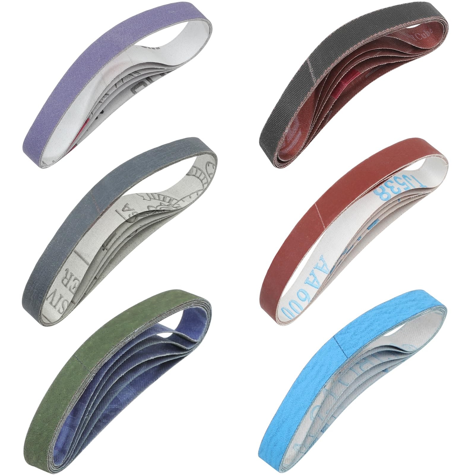 30 Pcs 1/2″ x 12″ Sharpening Belt Kit for Official Work Sharp Knife & Tool Sh…