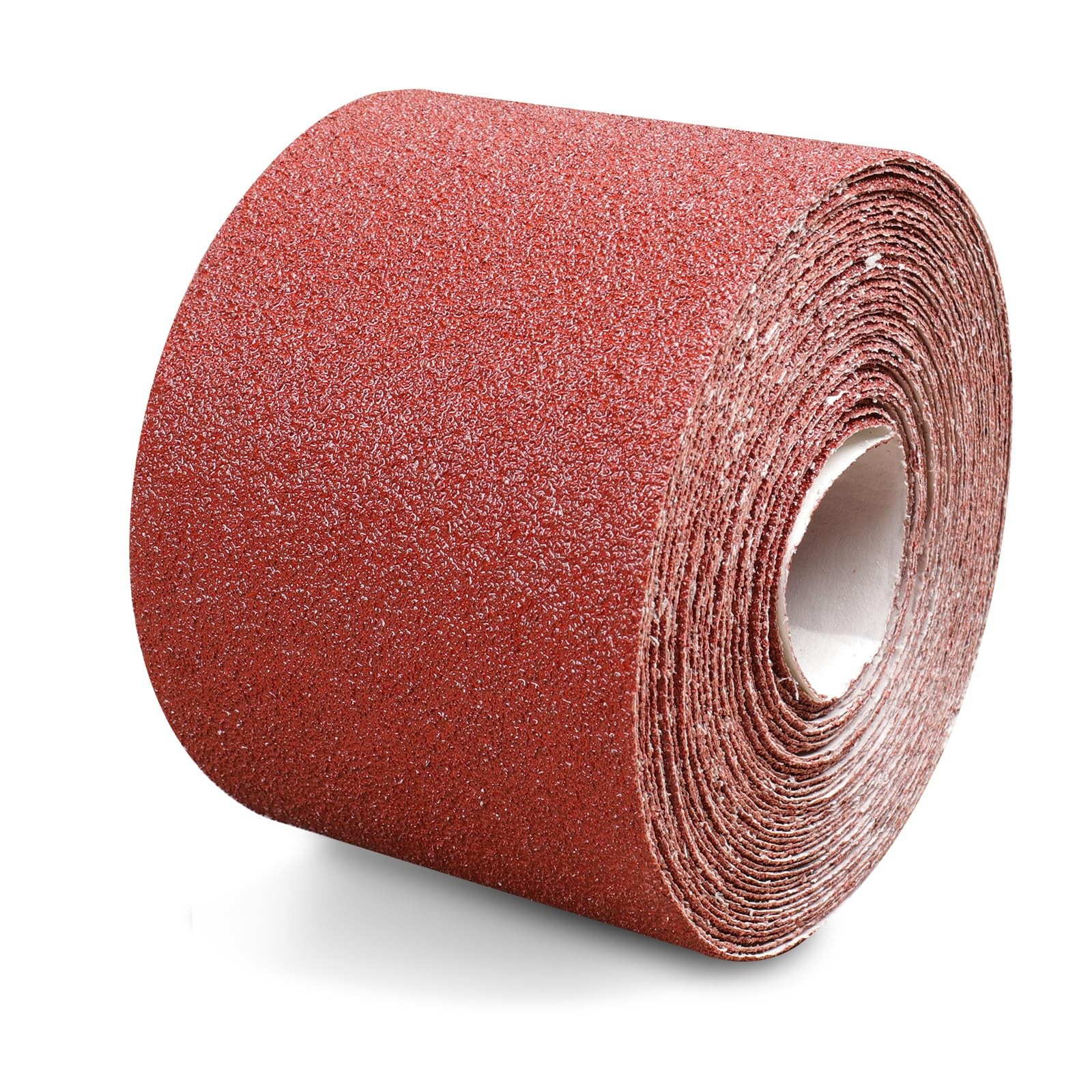 Shineboc 600 Grit Emery Cloth Roll, 3-2/3″ x 32.8 Feet 600 Grit, Red