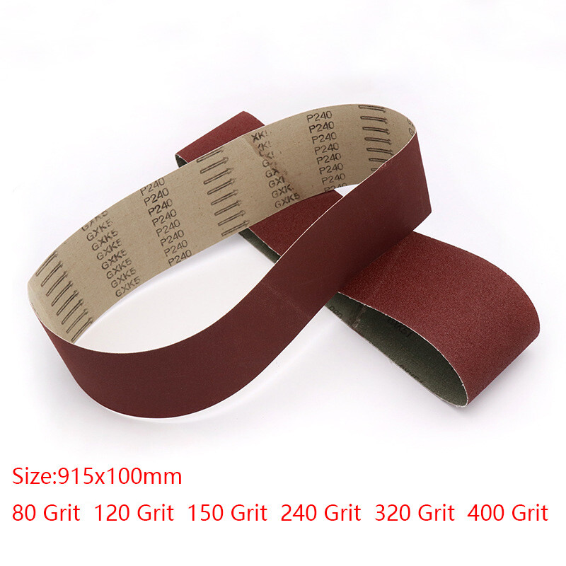 915x100mm Abrasive Sanding Belts 80 120 150 240 Grit For Wood Metal Belt Sander