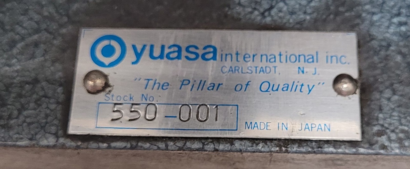 YUASA 550-001 Radius and Angle Dresser with Wood Case