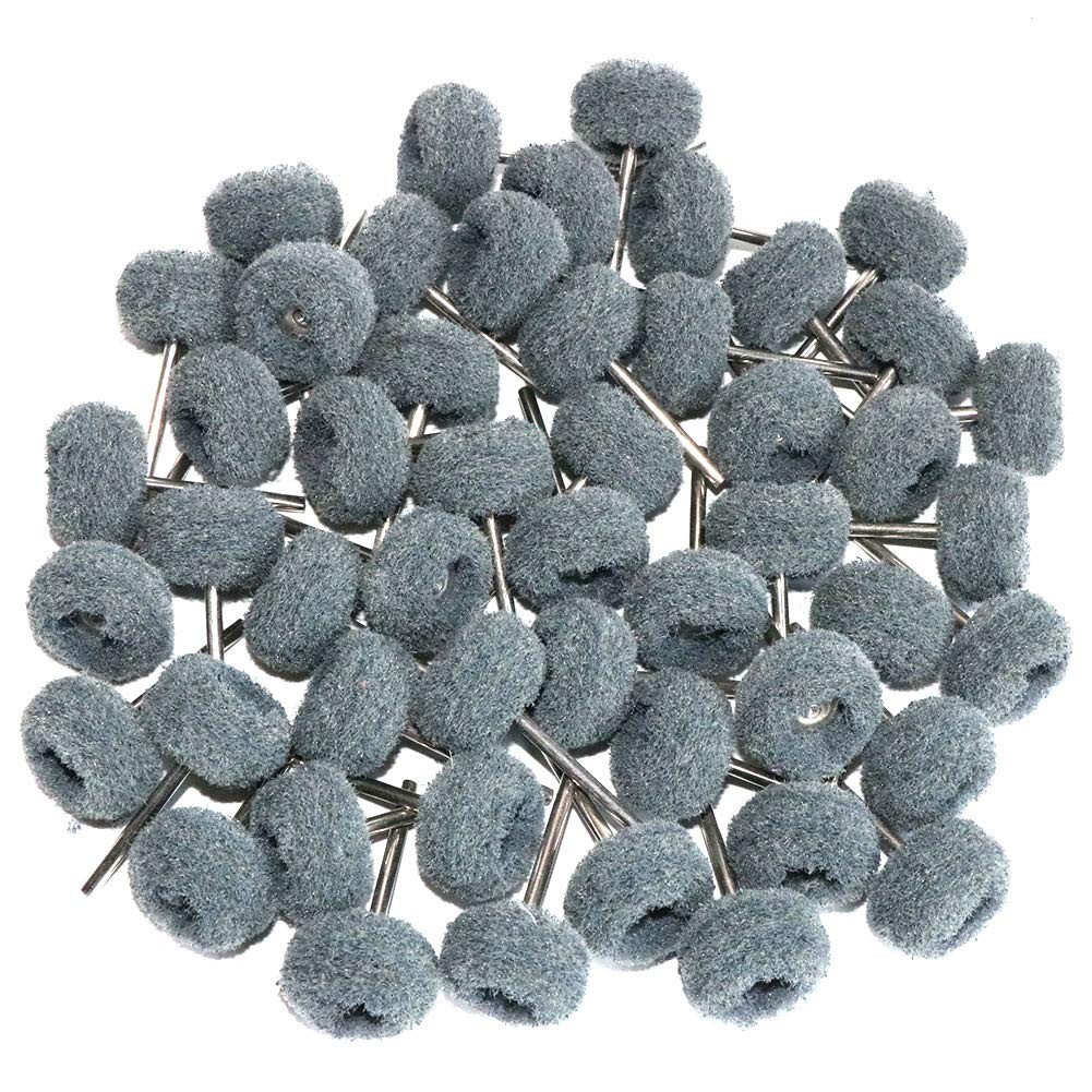 50PCS Abrasive Buffing Polishing Wheel Set for Rotary Tools,Non-Woven scourin…