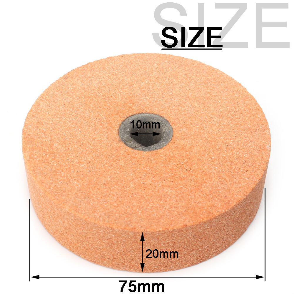 75mm 3” Bench Grinder Grinding Wheel Ceramic Metal Marble Stone Polishing Wheel