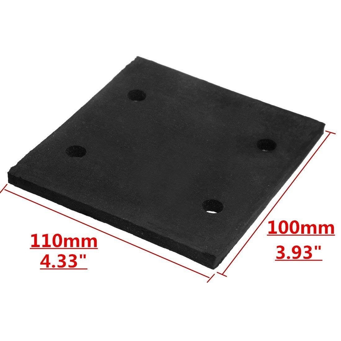 Black Square Foam Sander Back Pad Replacement Sponge Gasket 4.3×3.9″ 10 Pack
